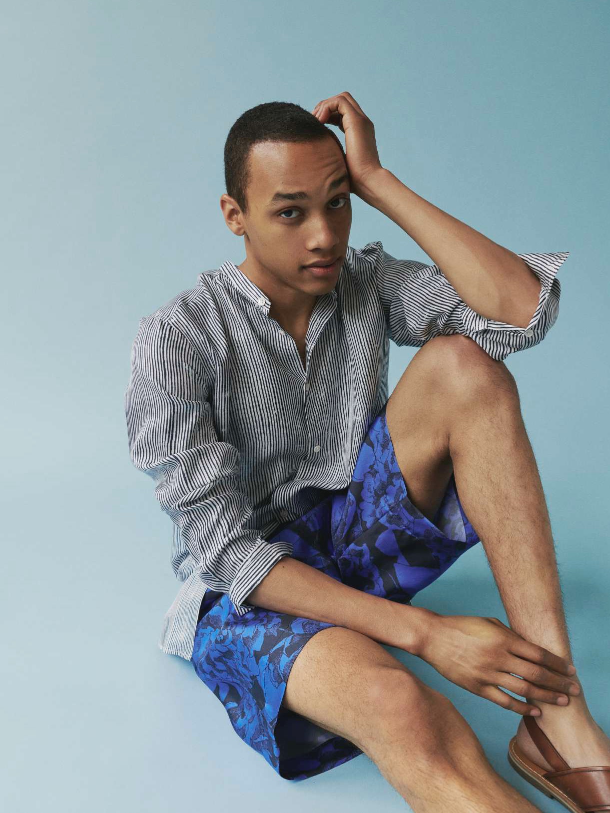 SHORTS：Youth Bloom Blue1