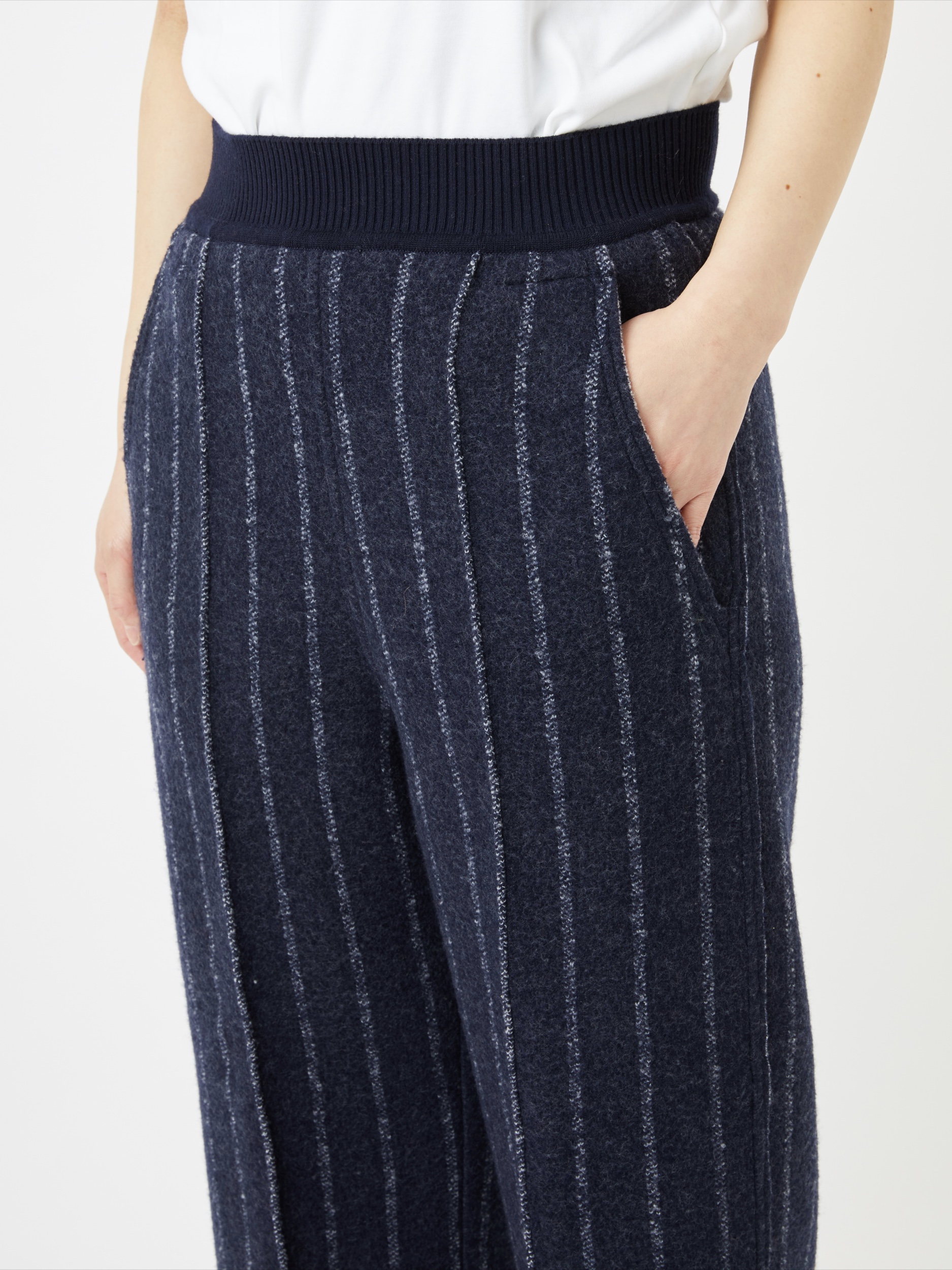 BOILED WOOL KNIT PANT3